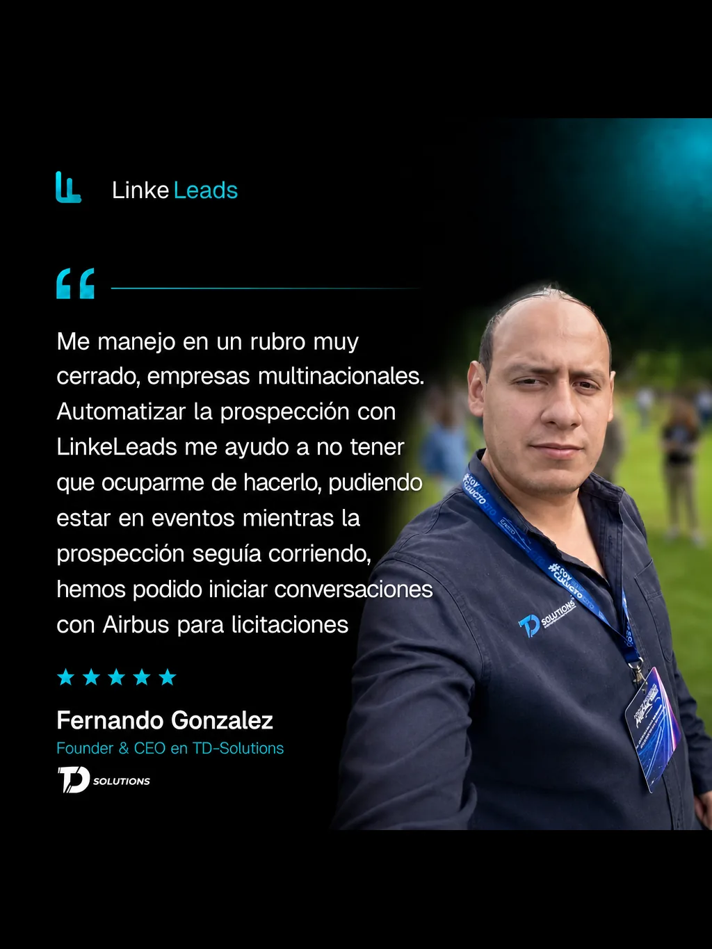 Reseña de Fernando González, TD Solutions